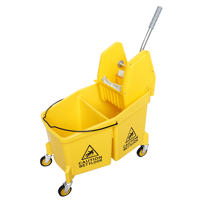 40L Mop Bucket Squeeze Water Cart Thickened Hotel Cleaning Floor Mop Bucket Water Squeezer Cloth Bucket Water Cart